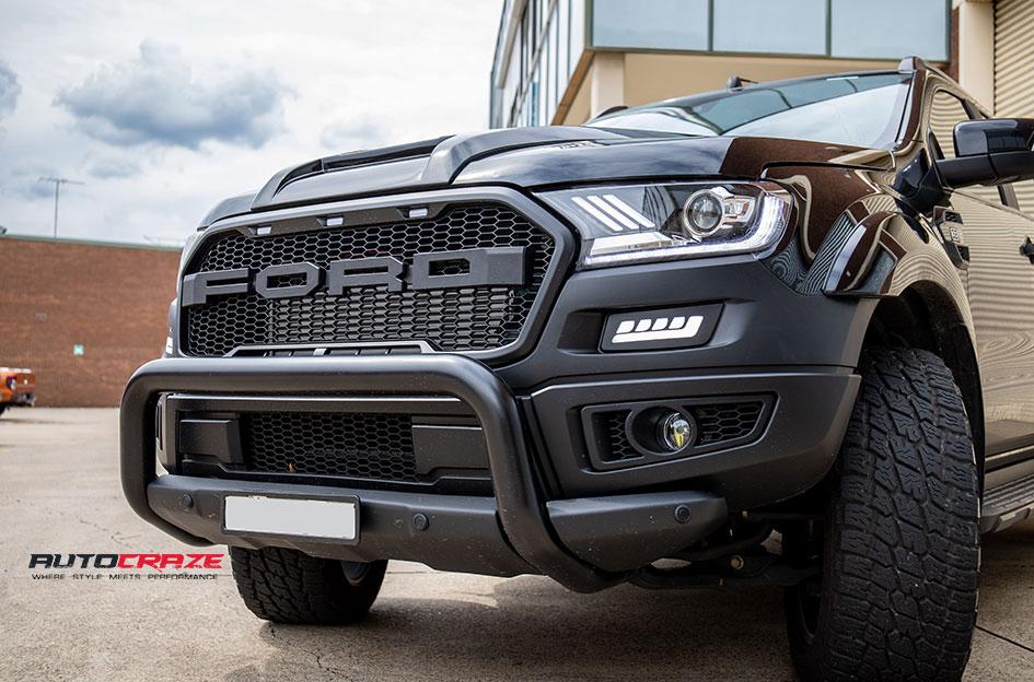 FORD RANGER BEAST GLOSS BLACK MILLED ACCENTS